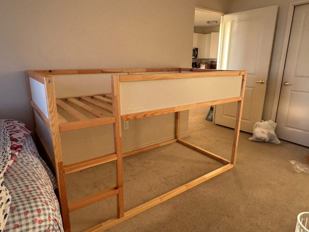 IKEA KURA loft bed assembly completed in London Ontario