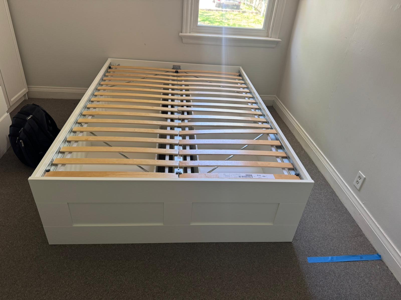 Furniture assembly Strathroy - IKEA Brimnes bed assembled by Triple Home Service